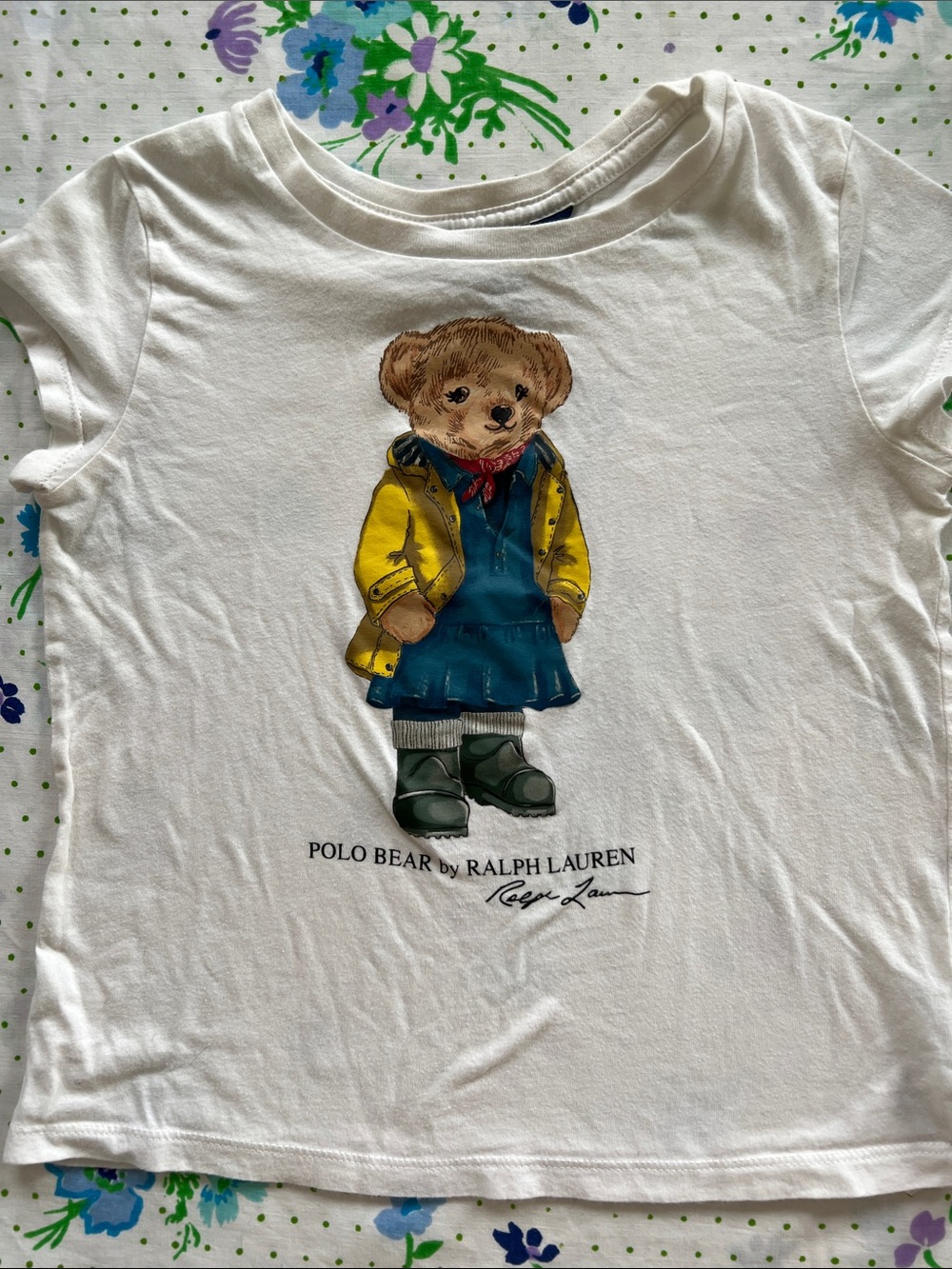 Ralph Lauren Polo Bear Tee Shirt - Kids 7